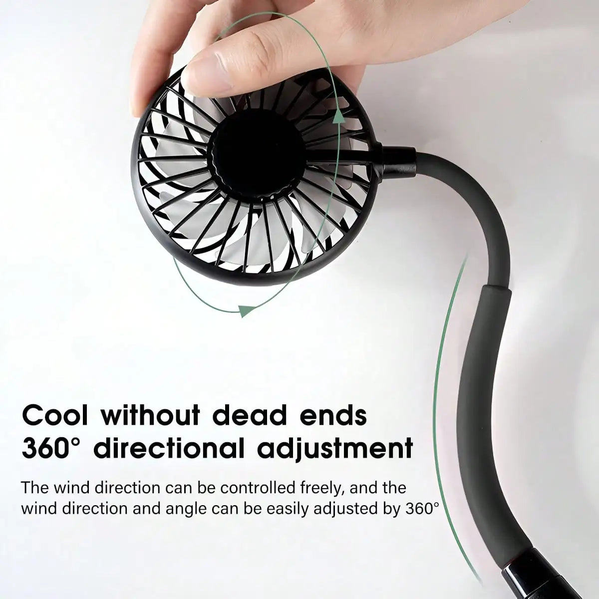Portable Neck Fan — Wearable Hands-Free Cooling Fan