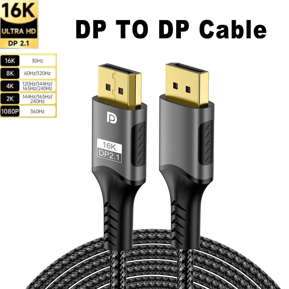 DisplayPort 2.1 Cable - Length Options