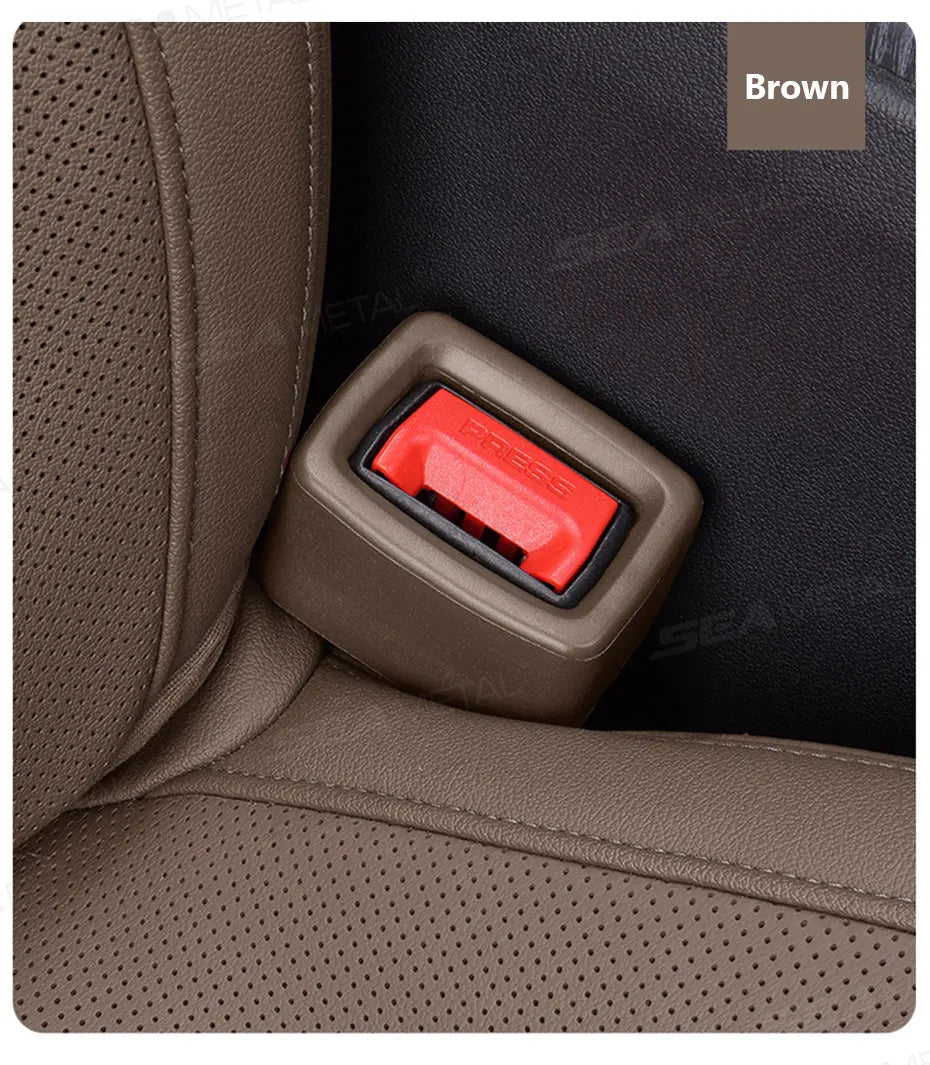 SEAMETAL Car Seat Belt Buckle Fastener Anti-Scratch Elastic Seatbelt Buckle Protector Universal Seatbelt Button Protection Cover