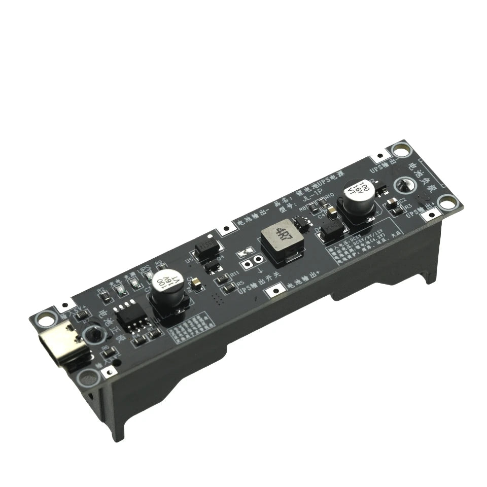 USB-C 18650 Boost UPS Module, Selectable 5 V, 9 V or 12 V
