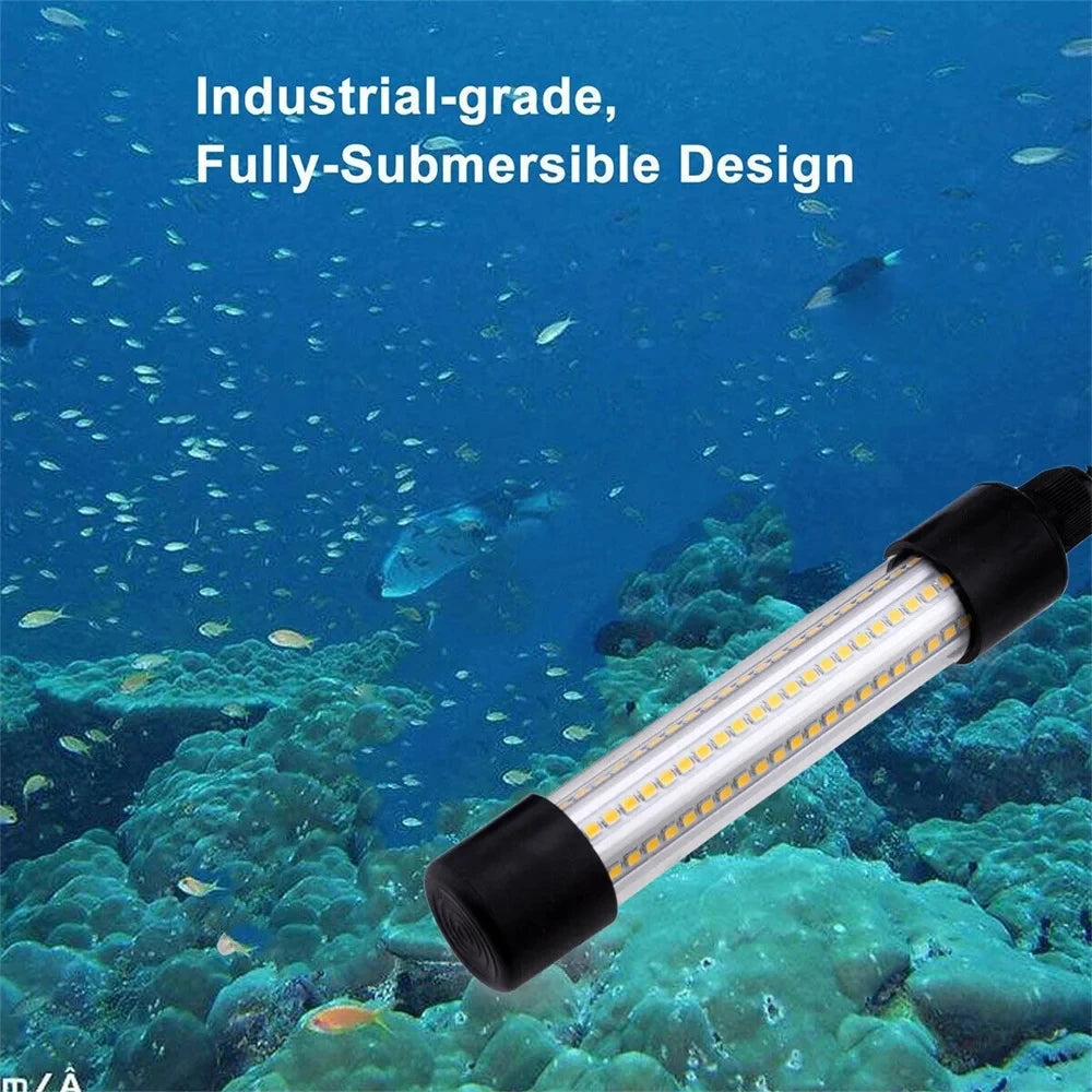 Luz LED sumergible para pesca de 20 W con cable de 5 m