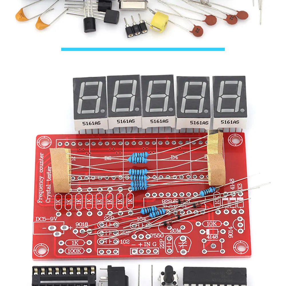 1Hz-50MHz DIY Frequency Counter Kit