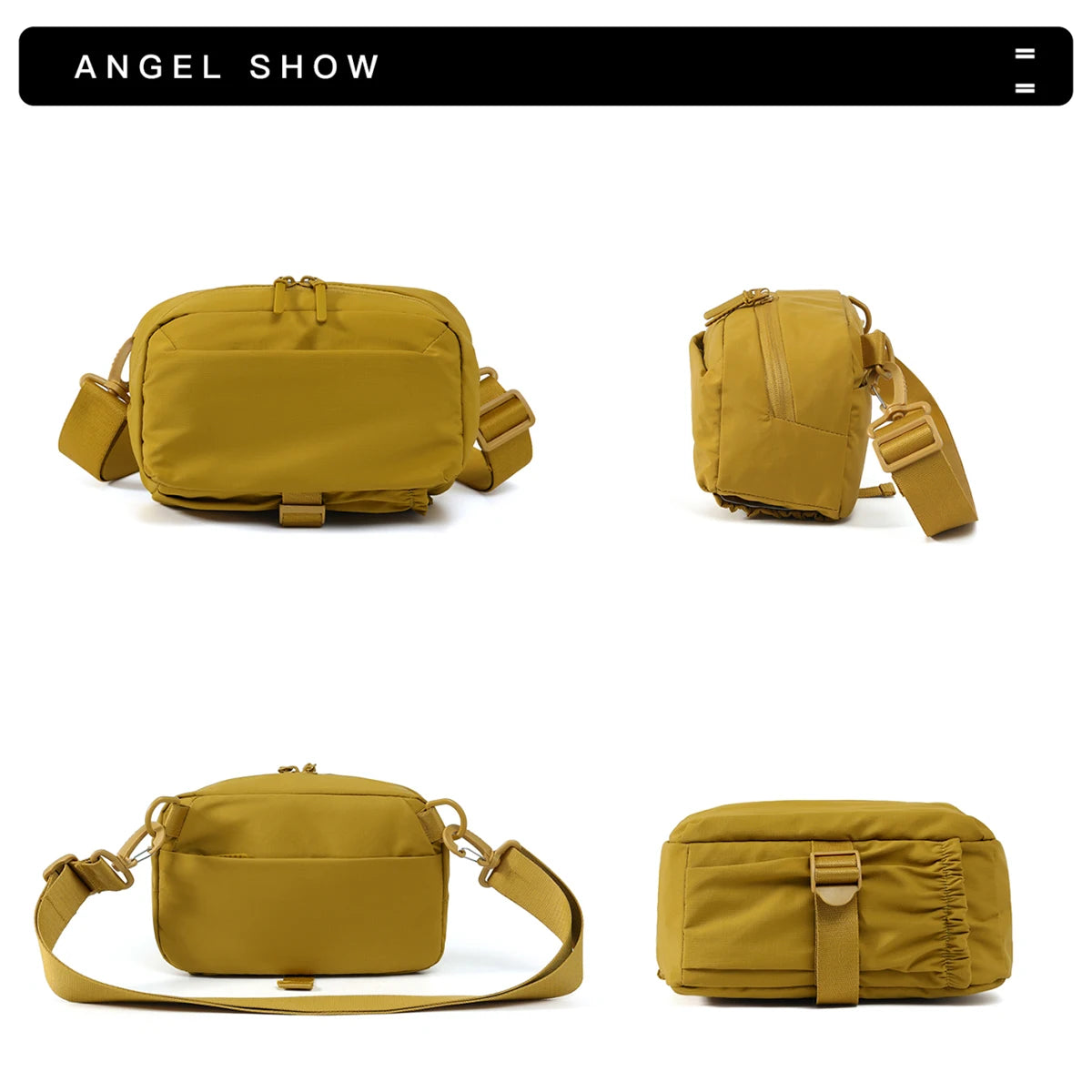 Borsa per borraccia da portare a tracolla, adatta per viaggi all’aperto ed escursioni, custodia portatile per ombrello e borraccia, borsa a spalla monospalla capiente per cellulare