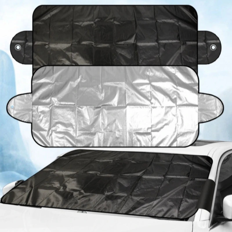 Car Windscreen Cover for Snow and Ice, Polyester, Waterproof