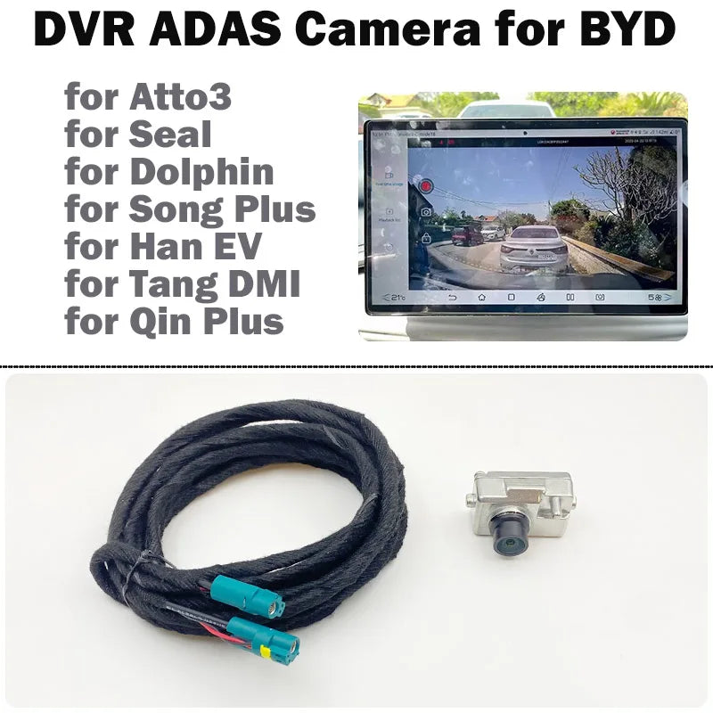 BYD palubná kamera DVR s uhlom záberu 170° pre Atto 3, Dolphin, Tang a ďalšie