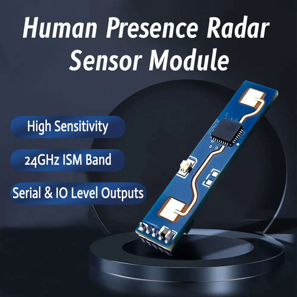 Emberi jelenlétérzékelő modul 24GHz-es intelligens milliméterhullámú radar érzet, szívverés észlelés modul BT HLK-LD2410B 2028