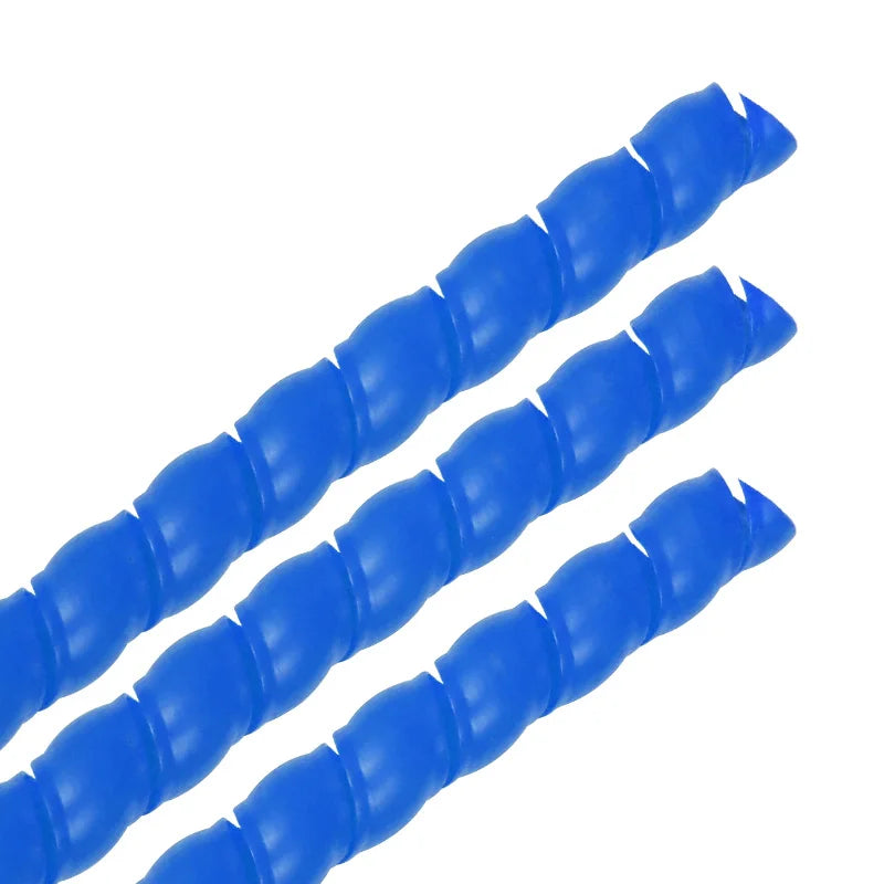 2M Long 8/10/12mm Cable Protection Sleeving Spiral Wound Flexible Wire Organizer Insulation Sleeve Wire Winding Protector 