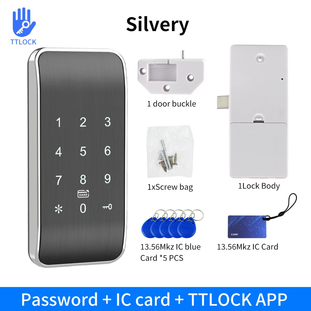 Serratura per armadietti TTLock - opzioni con tastierino o impronta digitale