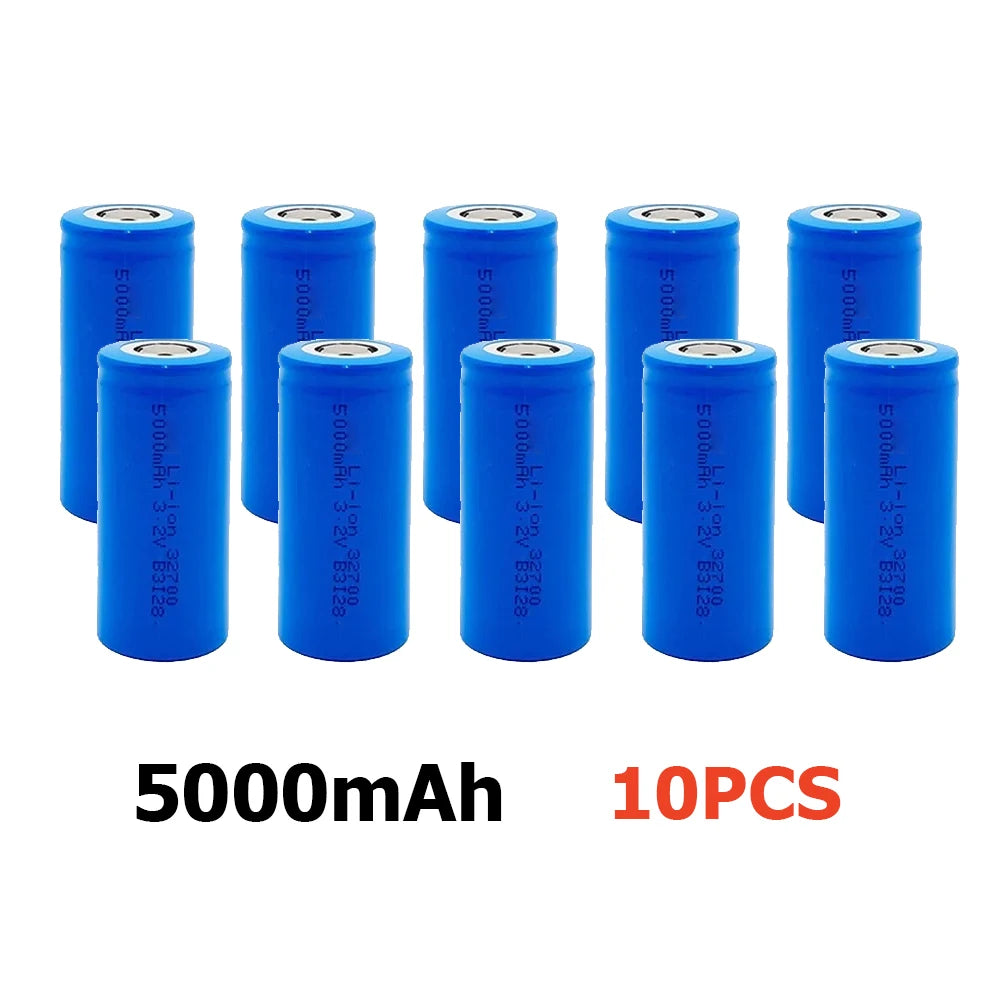 32700 LiFePO4 Battery Cell, 3.2 V 5000 mAh, 35 A