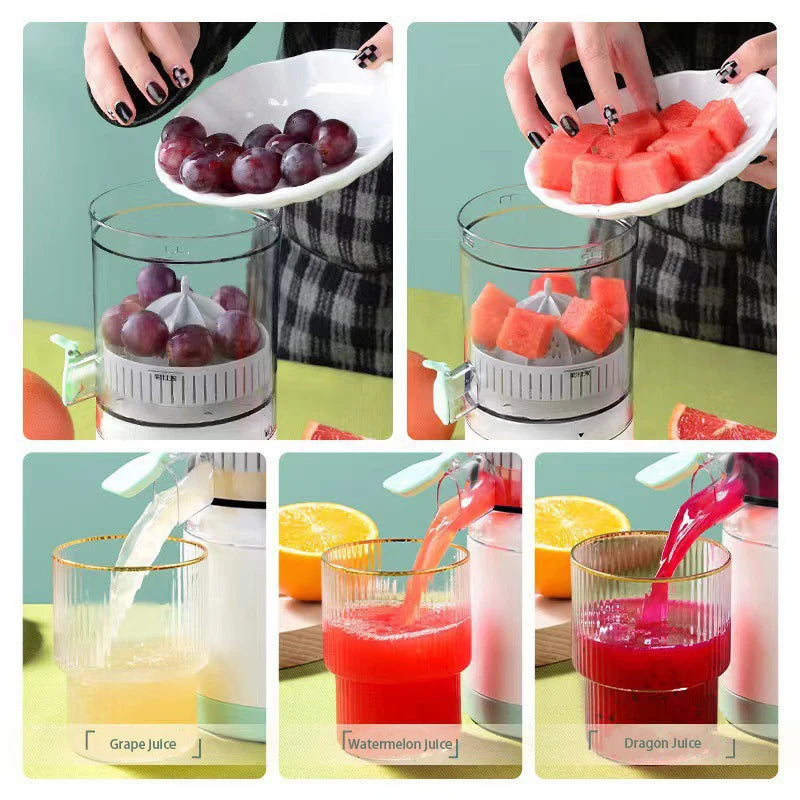 Portable Usb Automatic Small Multifunctional Residue Separation And Charging Bidirectional Spiral Juicer Cup 