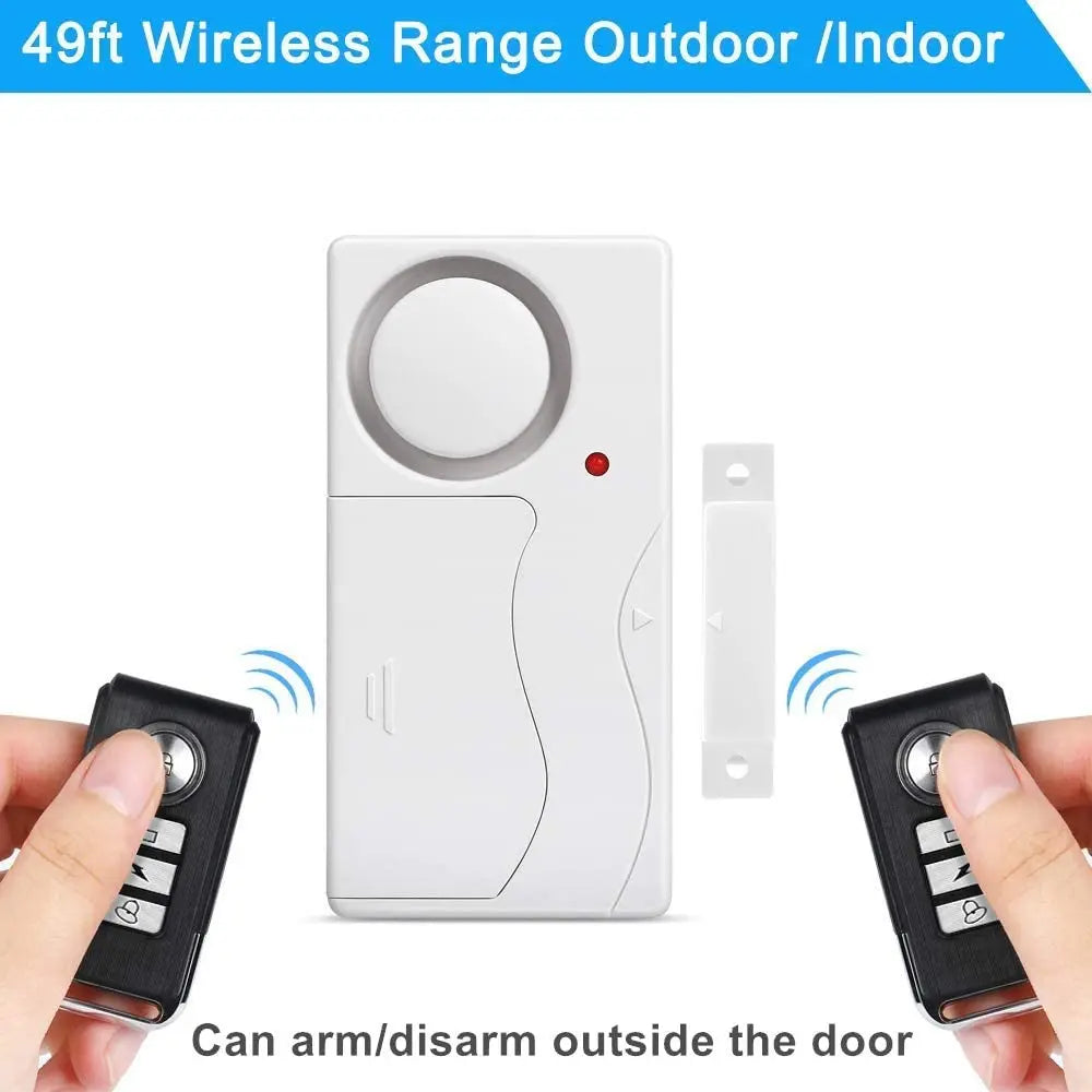 Wireless Door and Window Alarm - Remote Kit Options