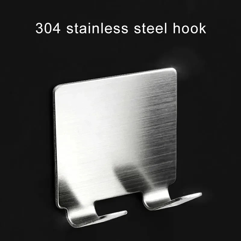 2pcs Razor Holder 304 Stainless Steel Men Shaving Shaver Razor Stand Shelf Shaving Razor Storage Rack Bathroom Hook Organizer 