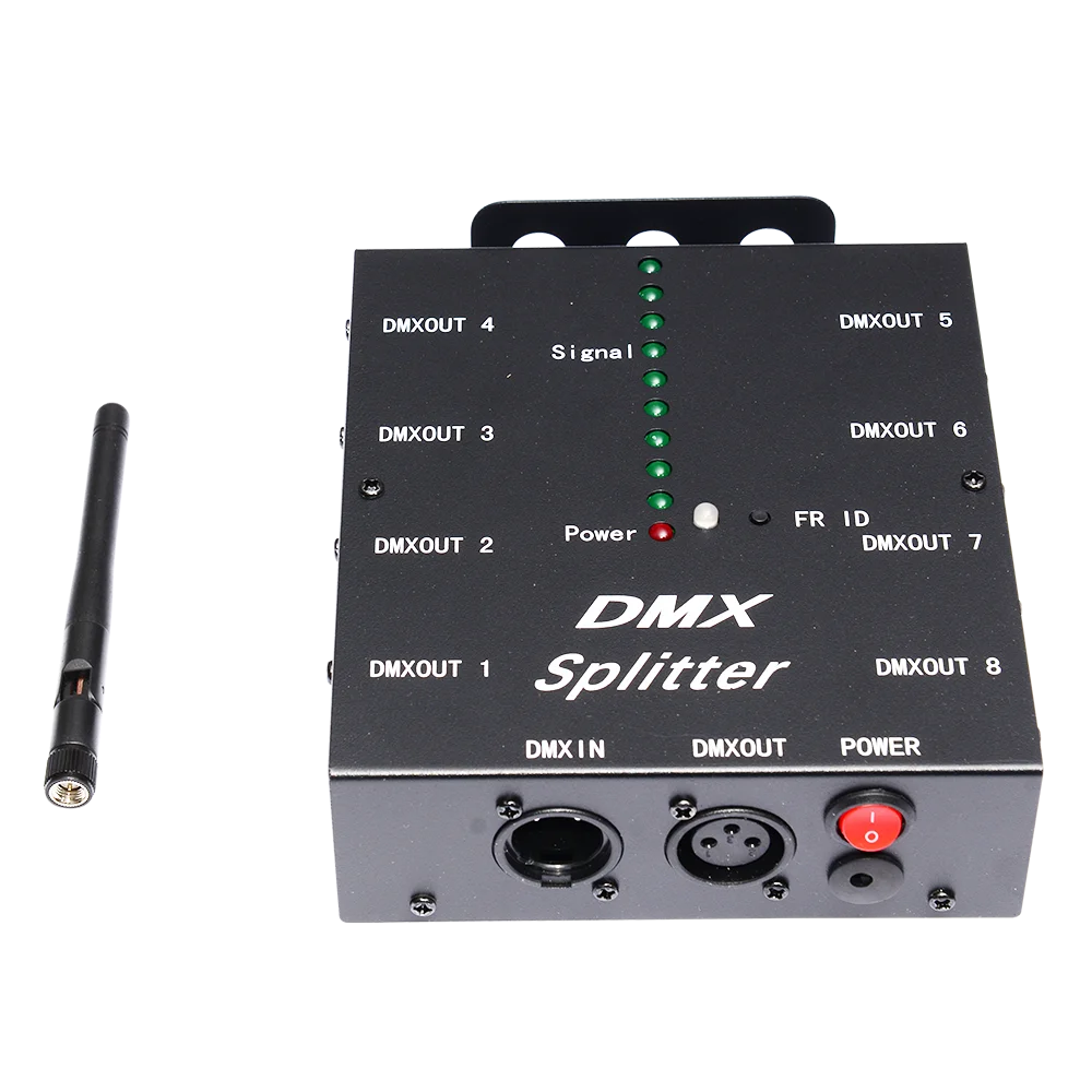 Splitator DMX cu opțiuni wired și wireless