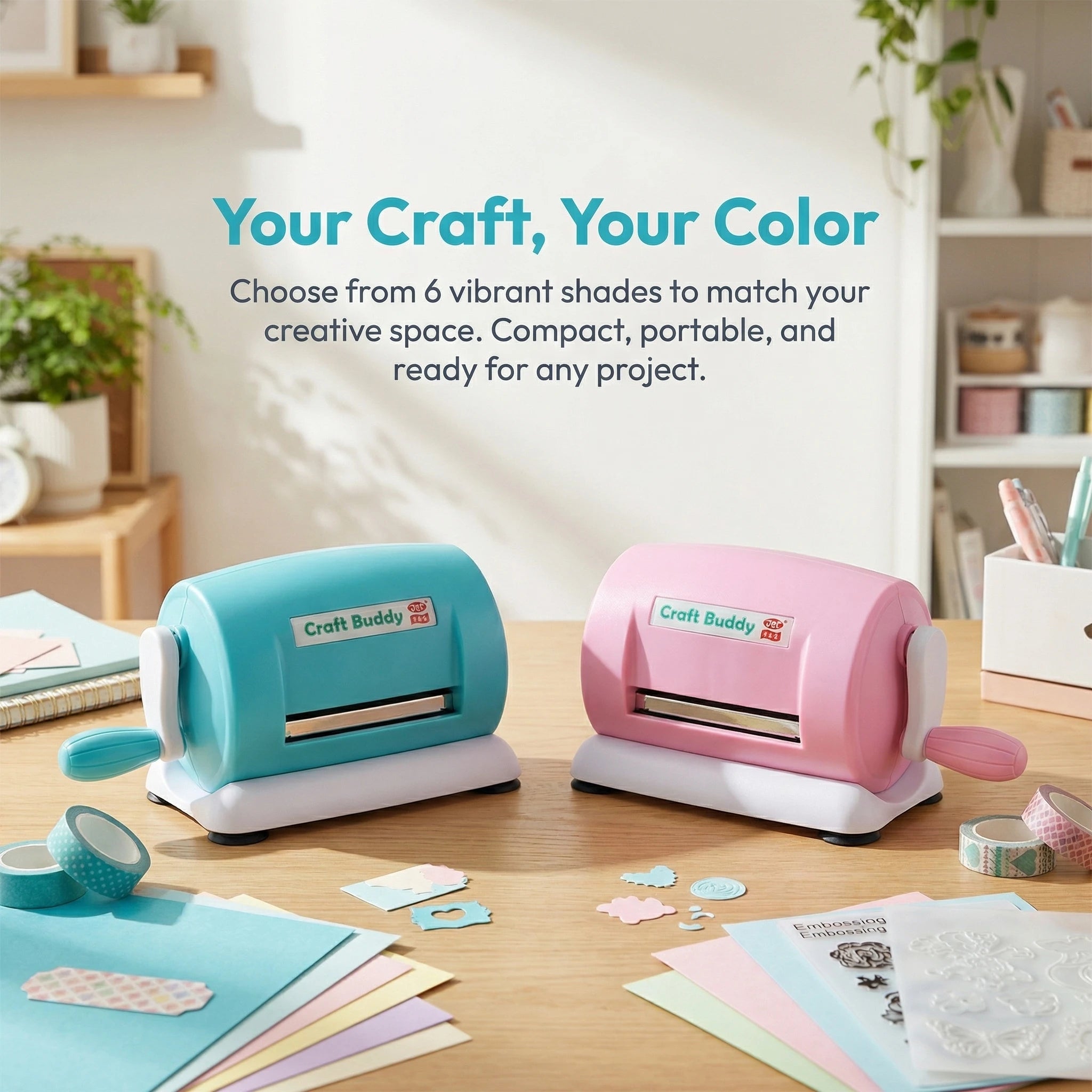 Handmatige stans- en embosmachine voor scrapbooking