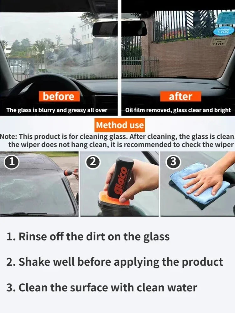 100ml Soft99 Car Windshield Oil Film Removal Rain Repellent Car Japan Glaco Coat Glass Antirain Coating Anti-rain Treatment 
