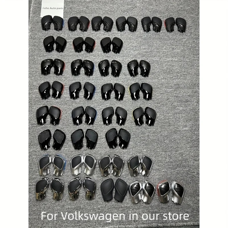 Shift Knob Gear Side Cover Emblem for VW Golf 6 7 R GTI Passat B7 B8 CC R20 Jetta MK6 GLI