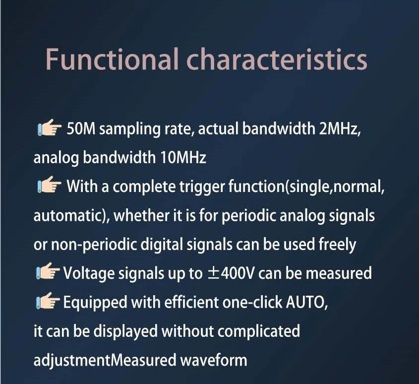 Dual-Kanal Handheld-Digitaloszilloskop