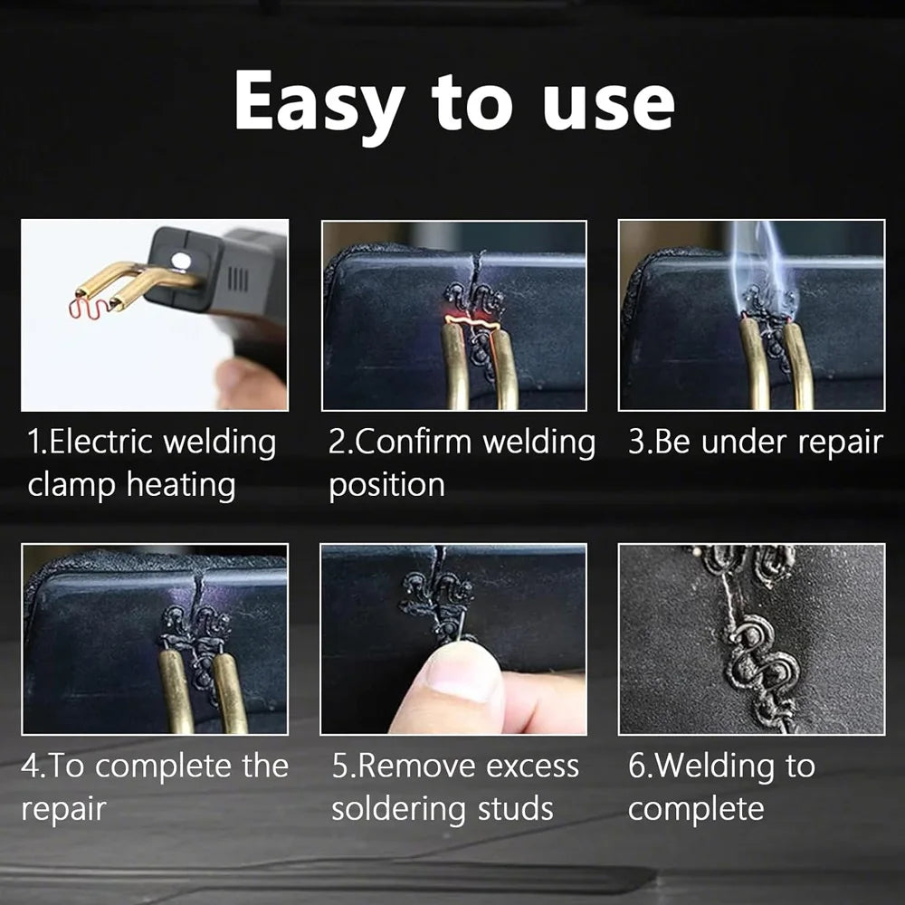 Hot-Stapler Plastic Repair Staples, Multi-Pack