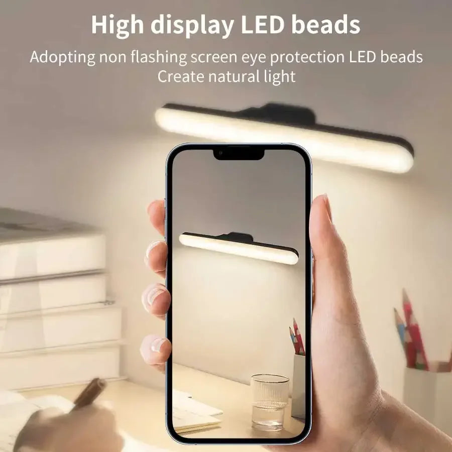 30 cm-es, újratölthető, mágneses LED-es tükörvilágítás