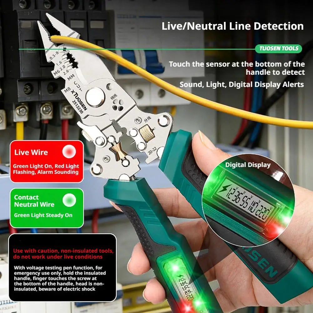 Folding Wire Stripper and Cutter Pliers - Options