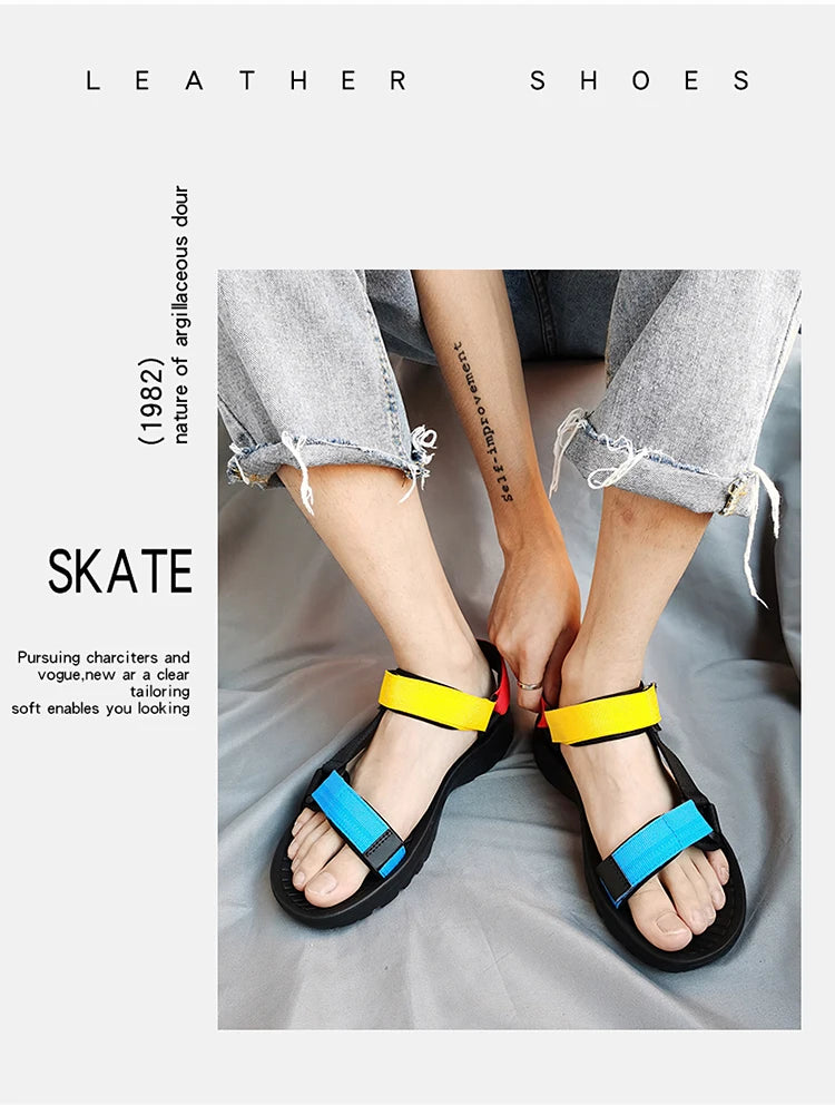 Lightweight EVA Sole Breathable Beach Sandals for Men