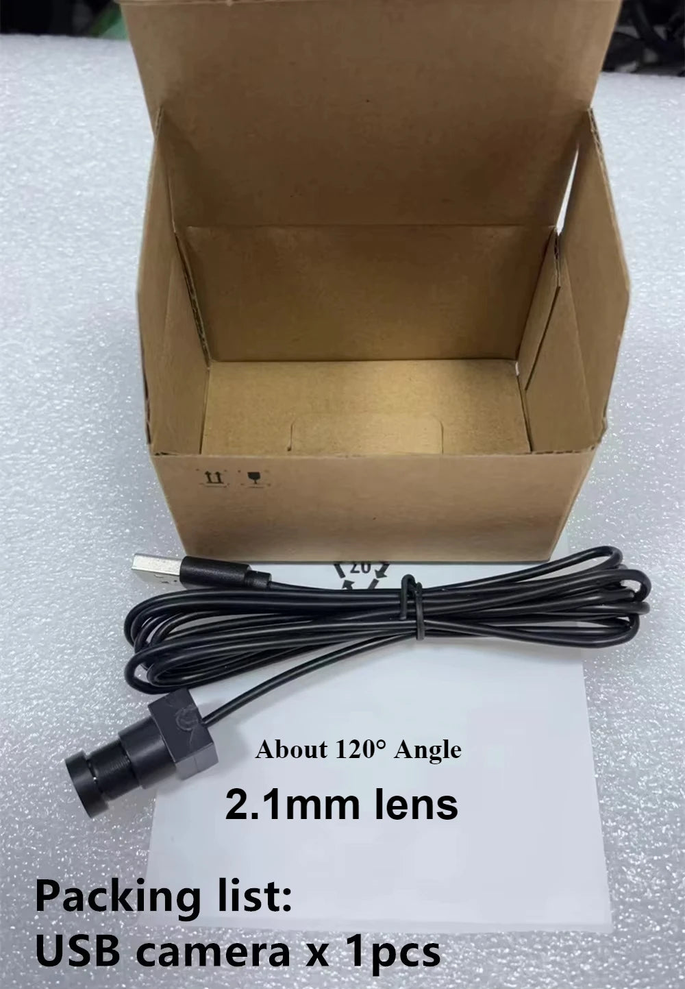 Mini USB-kamera med vidvinkelmikroobjektiv