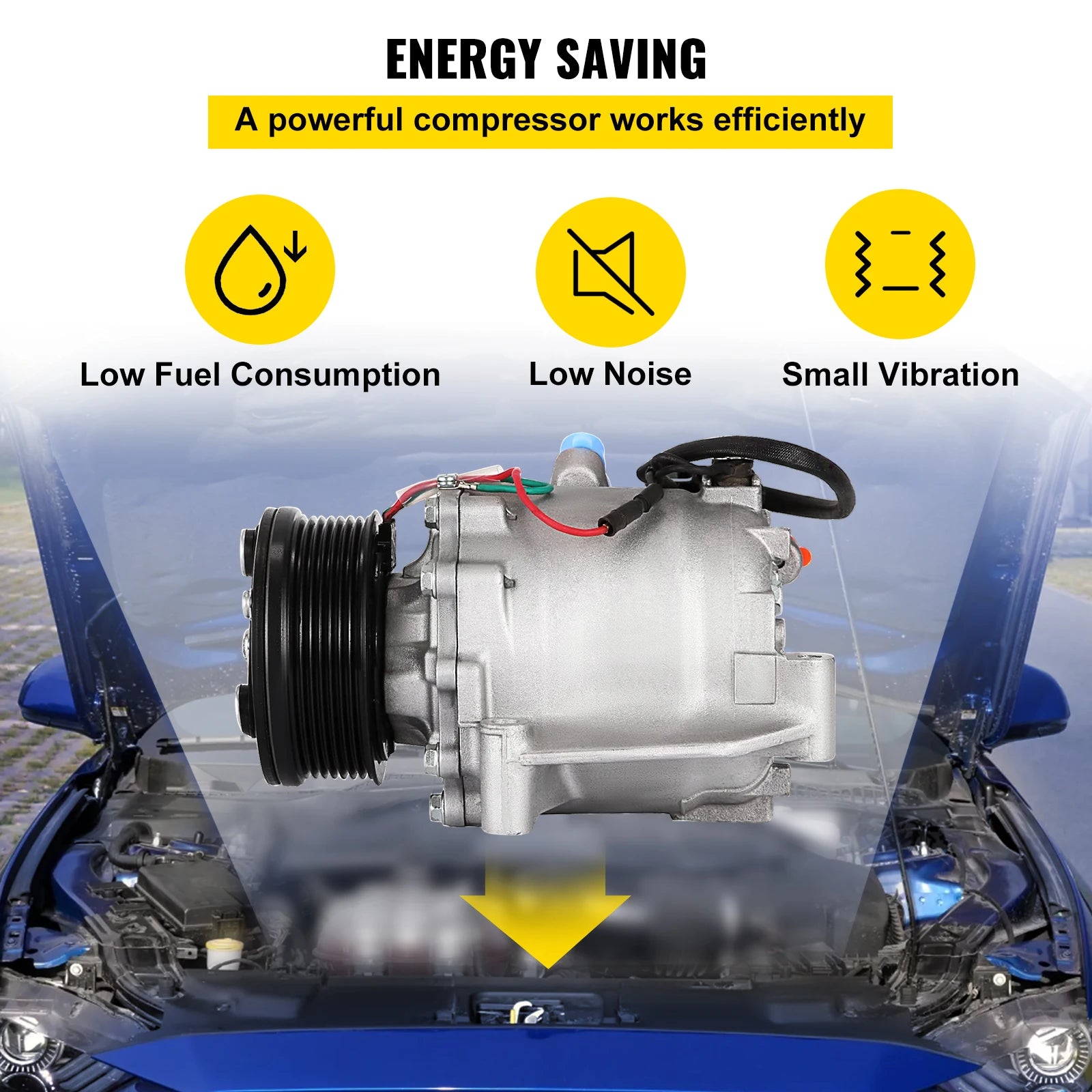 Kompresor klimatizace pro Honda Civic 2006–2011 1.8L s spojkou