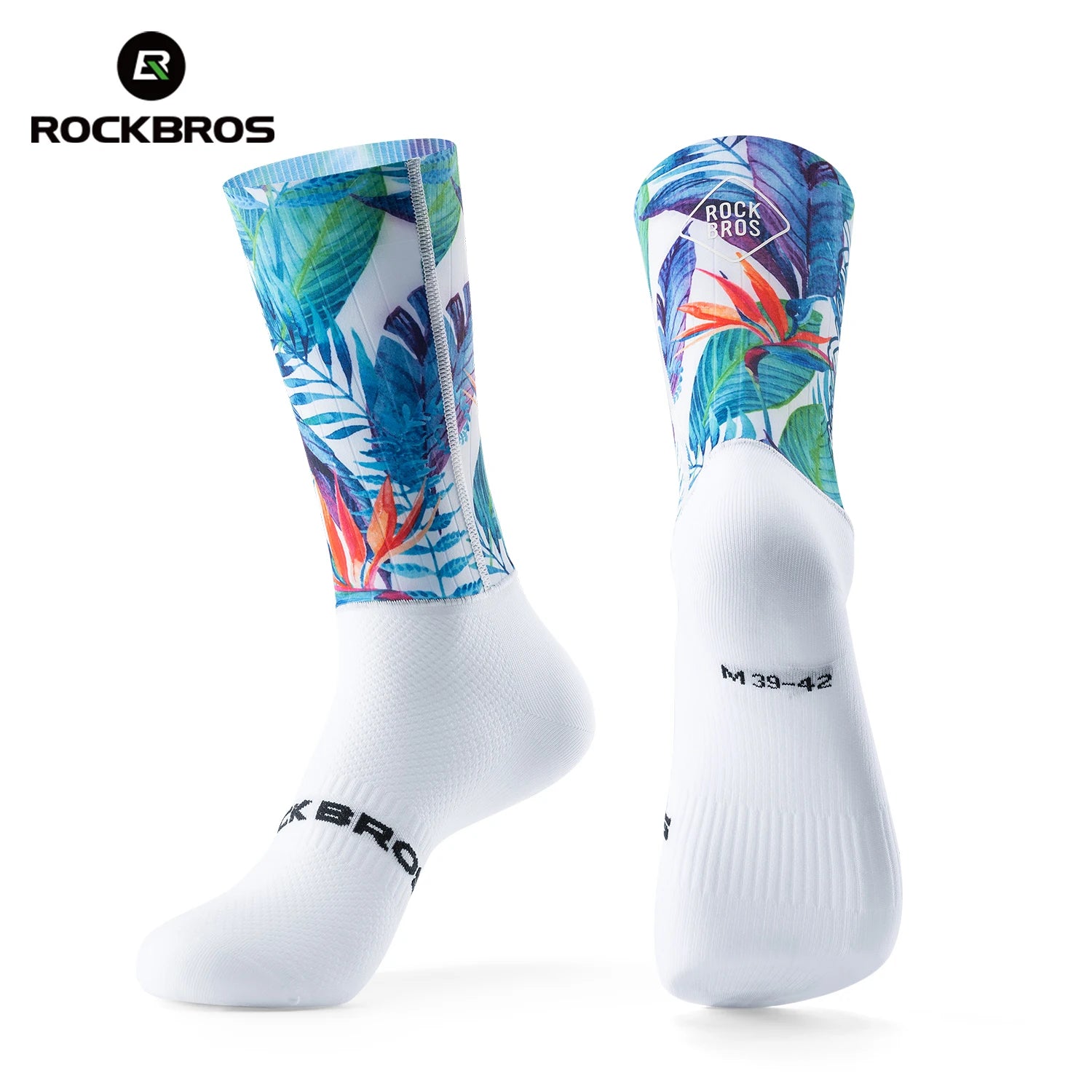 Compression Cycling Socks Knee-High Non-Slip Sports Performance Socks
