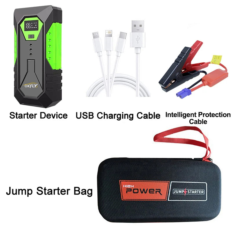 GKFLY 4000A Car Jump Starter Portable Power Bank