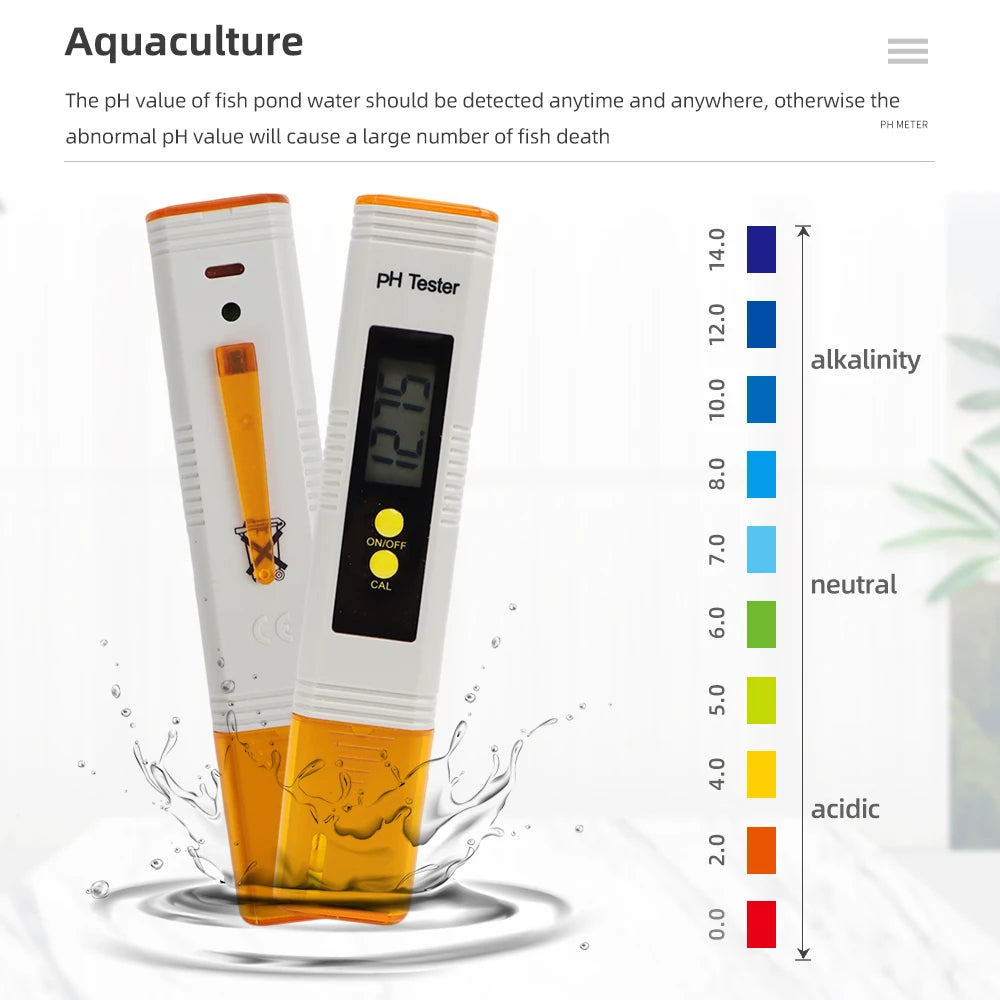pH-mètre numérique de poche avec mesure de la température