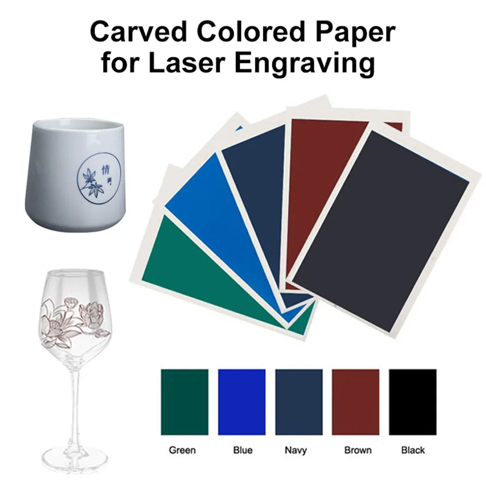 Laser Engraving Marking Paper for Glass, Ceramic and Stone