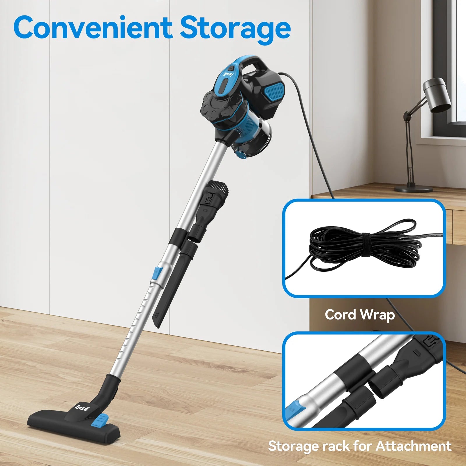 INSE I5 Corded Vacuum Cleaner with Powerful Suction