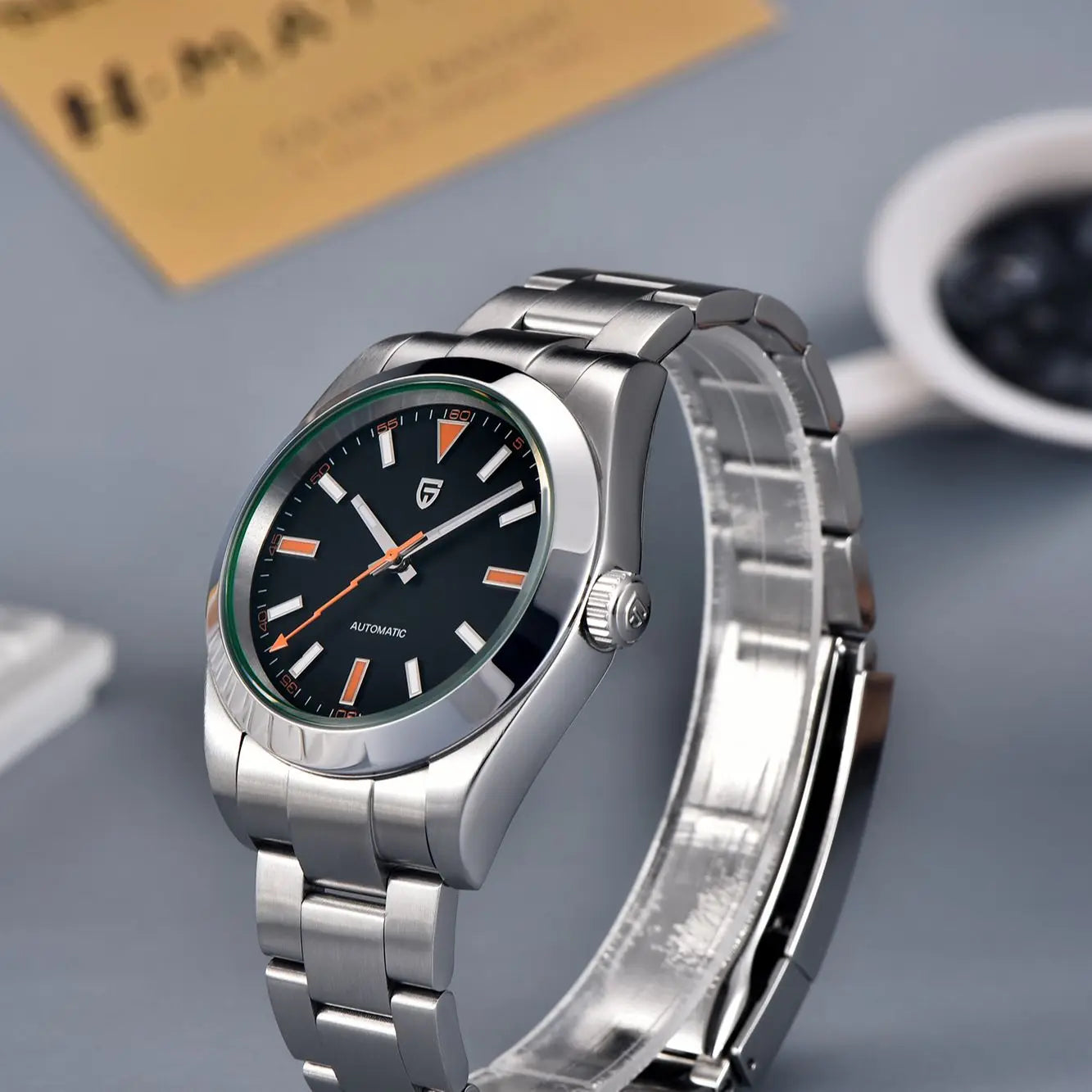Pagani Design Automatic Men's Watch Green Dial Sapphire Crystal