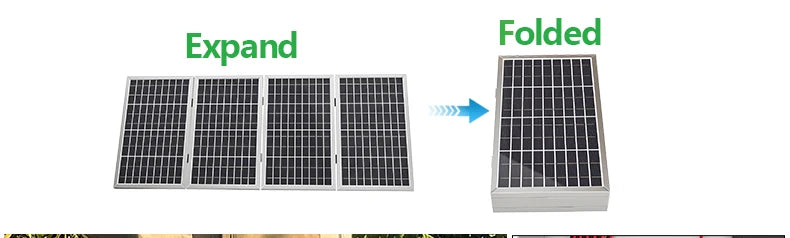 800W solárny panel Skladací rám Odolný, Prenosný solárny panel Dizajn pre kempovanie, vozidlo RV a núdzový prúd