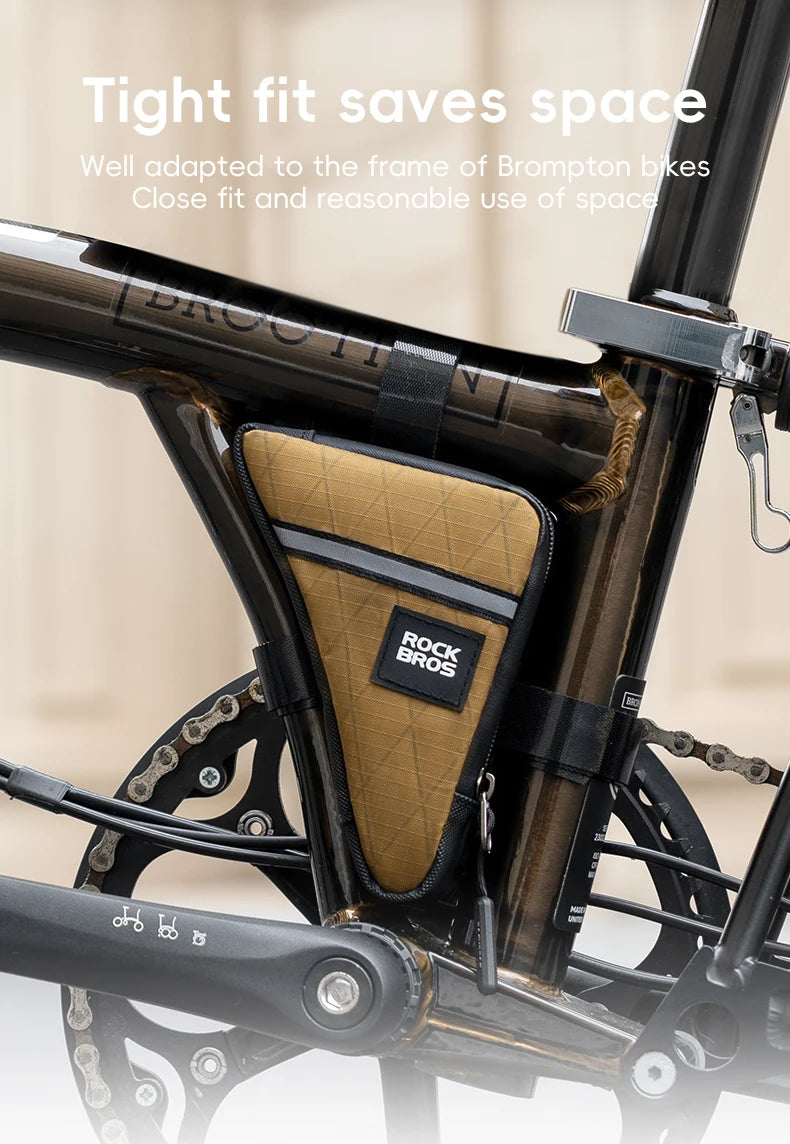 Ultralight Folding Bike Triangle Bag for Brompton