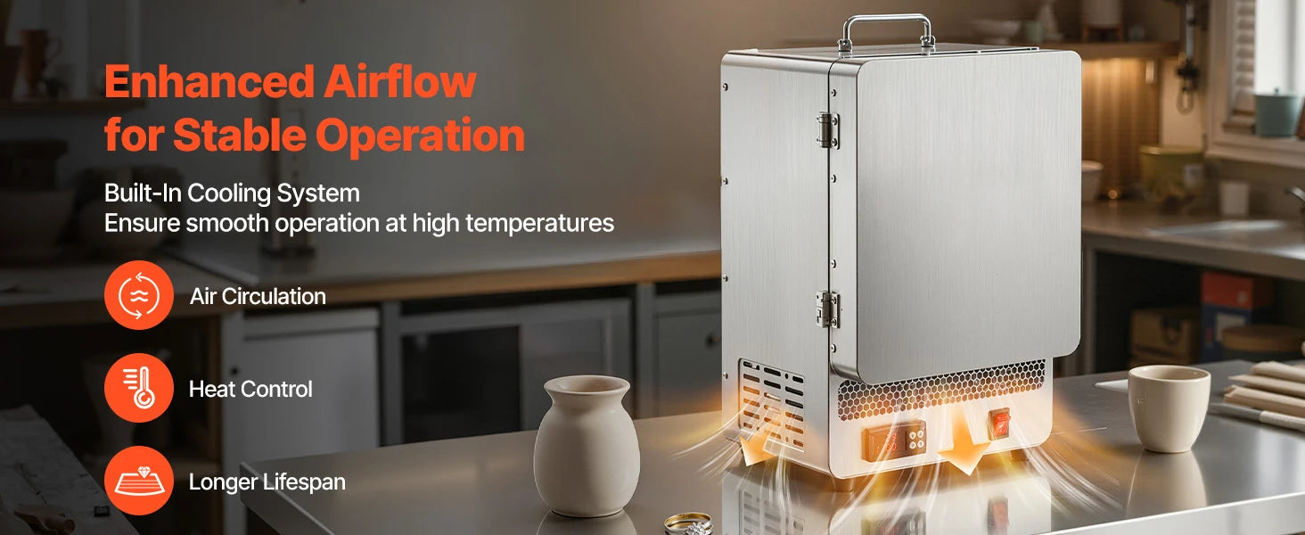 Electric Melting Furnace 1500W/1650W for Casting and Firing