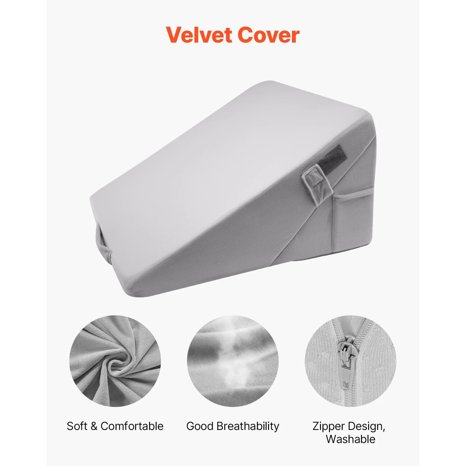 Bed Wedge Pillow for Acid Reflux, Snoring & Post-Surgery Support