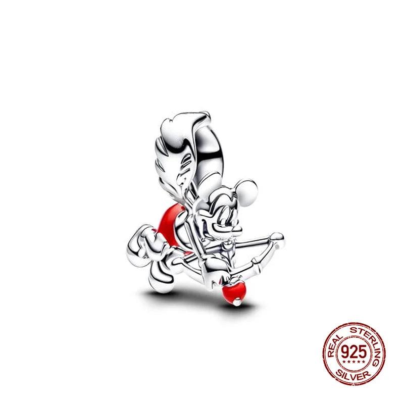 925 Silver Witch Charm Bead for Disney-Inspired Bracelets