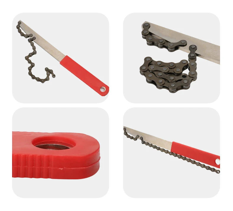 Bicycle Cassette Chain Whip and Lockring Tool