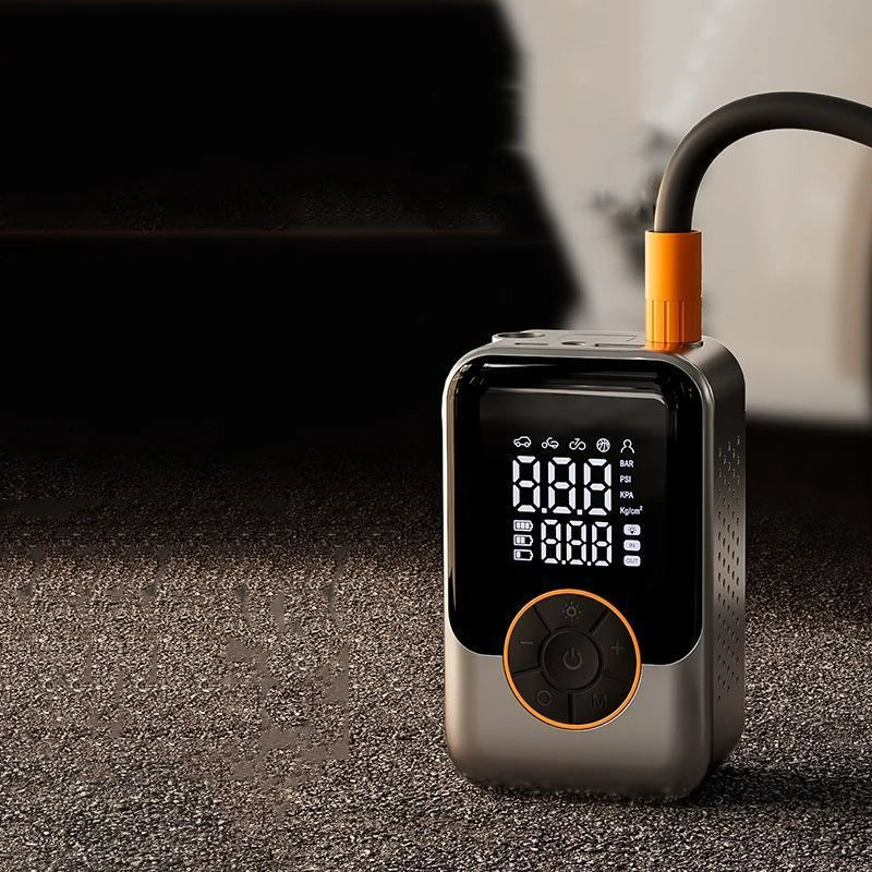 Portable Air Pump Wireless Car Tire Inflator Electric Air Compressor LCD Display Air Injector for Bike Car Motorcycle Tyre Ball