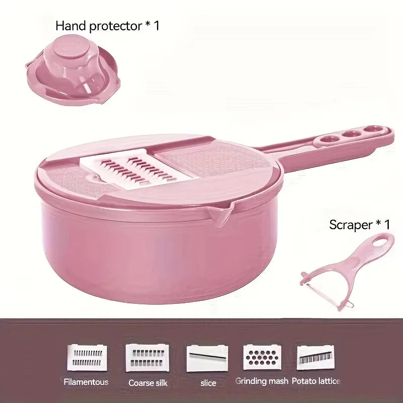 9 in 1 Vegetable Cutter Multi-Functional Potatoes Manually Cut Shred Slicer Grater Kitchenware Acceesories Tools 
