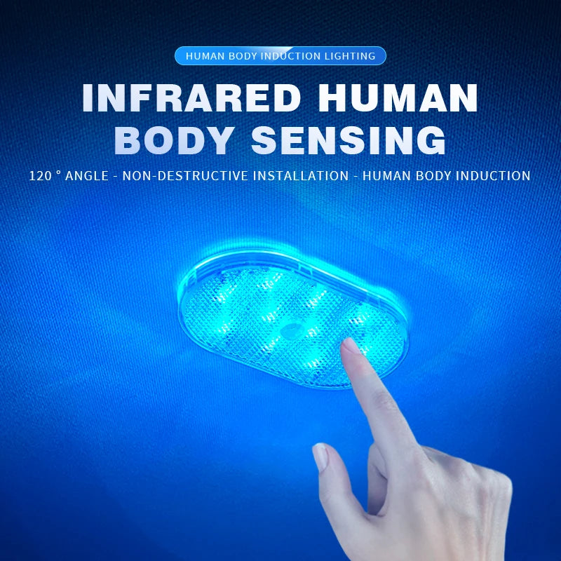USB Rechargeable Sensor Light with Trigger Options