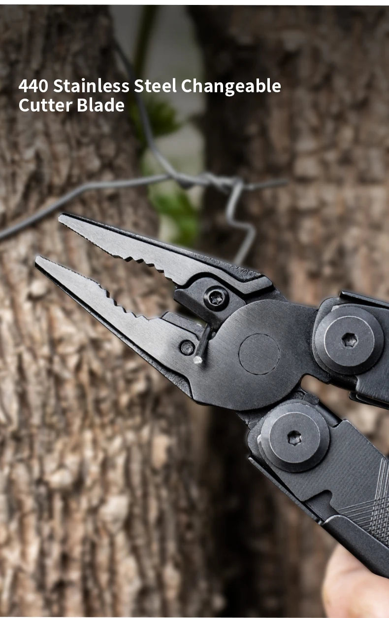 Folding Stainless-Steel Pliers Multitool