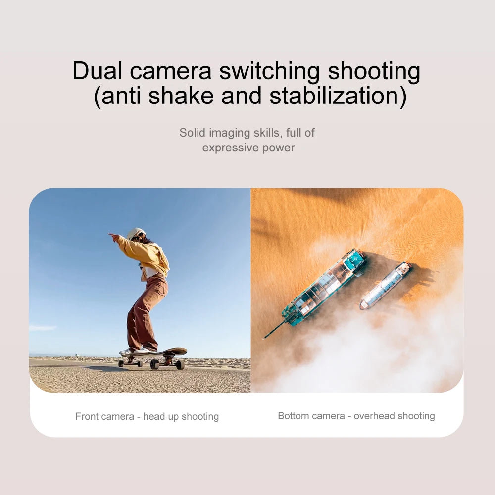 New F198 Drone Professional Dual Camera With 1080P WIFI FPV HD Aerial Photography Wide Angle Brushless RC Foldable Quadcopter 