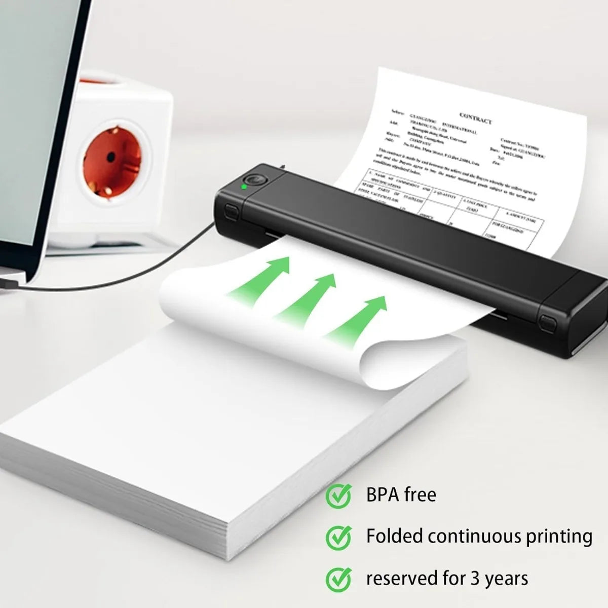 A4 Thermal Printer Paper - 100 Pieces