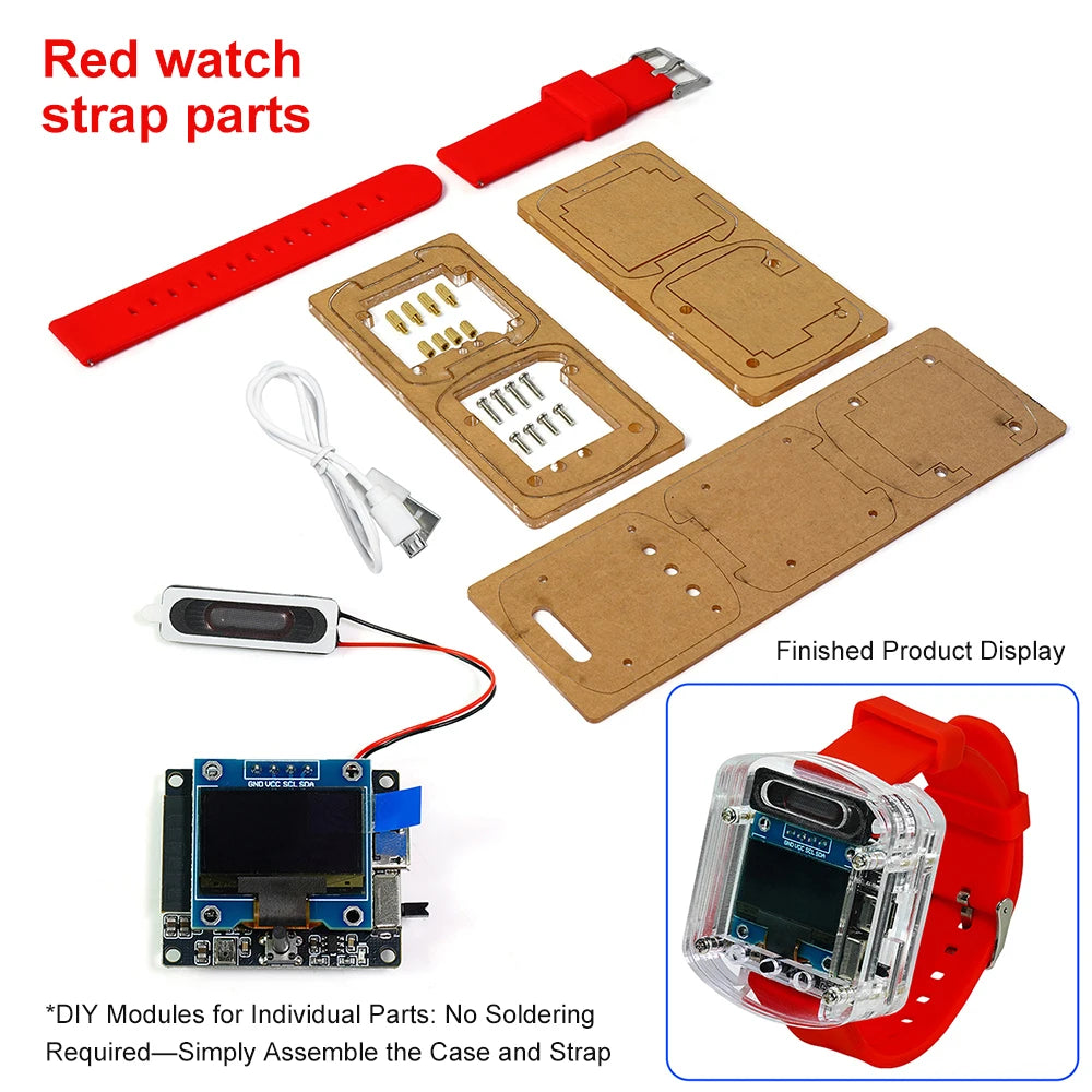 ESP32-S3 Voice Watch DIY Kit - OLED Display