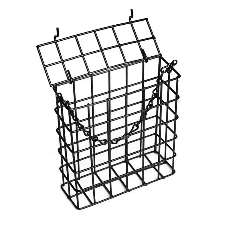 Mangitore per uccelli con filo appeso di grasso (suet), 13 × 13 cm