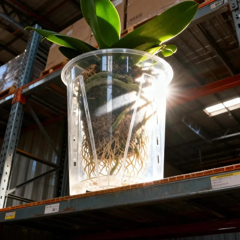 Διαφανής εξαεριζόμενος κάλυκας φυτών με δίσκο — Επιλογές