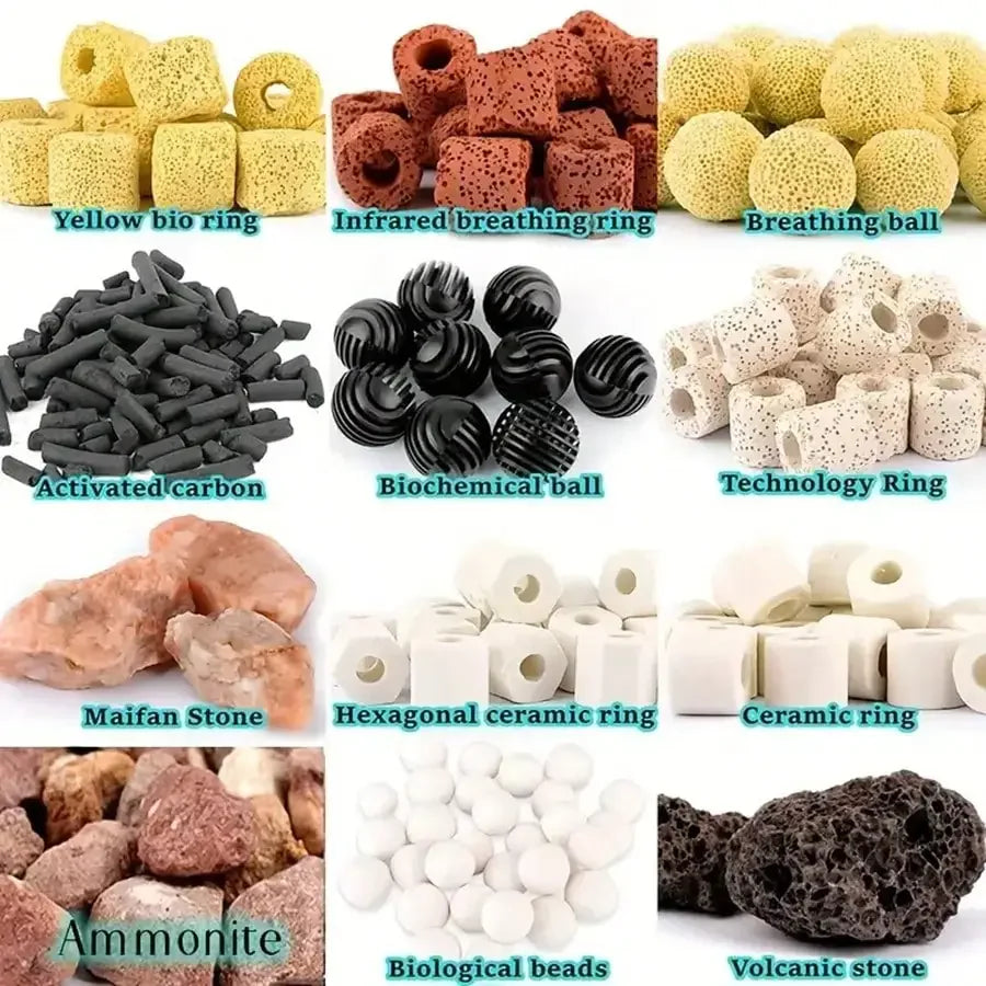 Mixed Aquarium Filter Media in Mesh Bag, 420 g