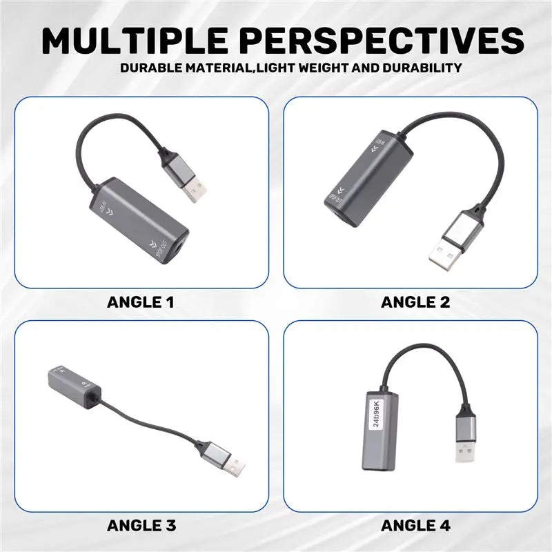 Adaptador USB a Audio SPDIF óptico